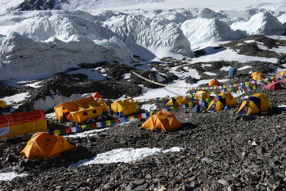 31 Expedition Tents At Mount Everest North Face Advanced Base Camp 6400m In Tibet